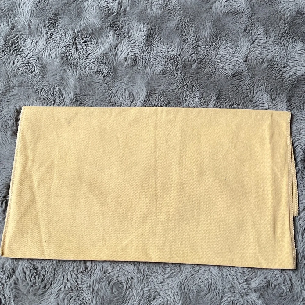 Louis Vuitton Pale Yellow Dust Bag with Logo